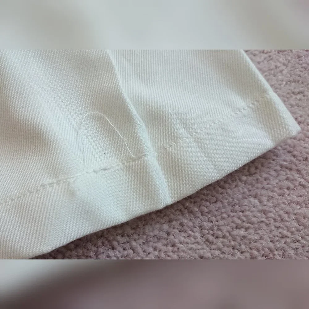 Striped Crochet Trim T-Shirt + White Pleated Mini Skirt Set - Picture 13 of 16